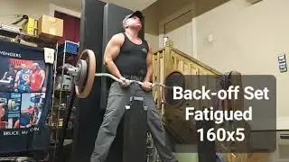 Strict Curl Competition Training, John Cooper. Sets of 5 reps, top set 170lbs x 5 #strictcurl