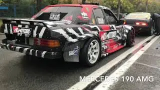 AMG POWERED MERCEDES 190 - SERHII KREMETS - NOMOTORS.UA - NAGYB&Aacute;NYA DRIFT 2018