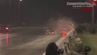 LIGHTS OUT 9 - LDR RACER JAROD WENRICK PUTS IT INTO THE WALL