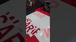 What he doing? #car #wrap #signs #decals #diy