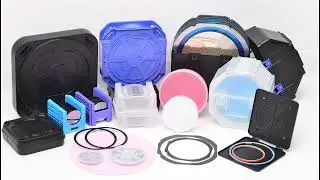 ISO Round Wafer Shipping Box With Anti Static ESD Foam Spacer