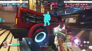 Overwatch 2 - Gameplay on Juno (competitive Diamond) - Midtown 01/01/26