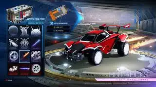 Rocket League Accelerator Crate Showcase