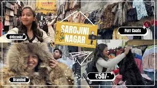SAROJINI NAGAR MARKET VLOG 🛍️✨ | Hidden Finds, Branded Coats at ₹50 😍 | Budget Shopping in Delhi 🤫🎀