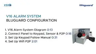 HOW TO SETUP BLUGUARD V16 ALARM SYSTEM 2024