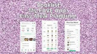 Cooklist App | Plan meals with what you have | Recipes | Shopping List