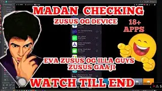 Madan checking ZEUS OG device hacker or what|eva hacker illa ZEUS GAAJI #madanop #madanlive#ZEUSOG