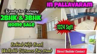 🛫Pallavaram 2bhk & 3bhk வீடு விற்பனைக்கு🏠Free Modular kitchen & False Ceiling🤫Direct Owner Contact