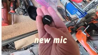 Testing the a new mic While riding my dirt bike