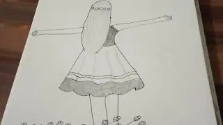 Easy drawing with pencil on girl#shortsfeed#trending#youtubeshorts#painting#sketch#girldrawing#girls