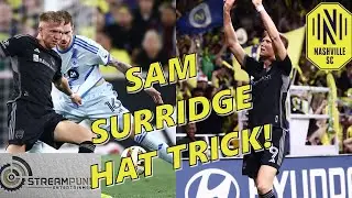 Sam Surridge Picks Up a Hat Trick For Nashville SC!