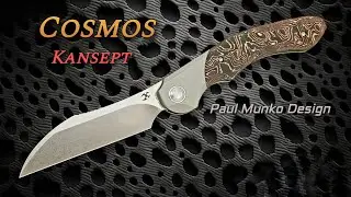 Kansept Cosmos!  New Flipper Blade Design From Munko Knives!