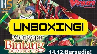 Cardfight!! Vanguard Bahasa. Pembukaan kotak DBT02 & nisbah kad 1 karton (20 kotak)