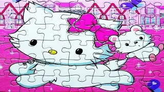 (Hura Huro ) Charmmy Kitty Puzzle Games Hello Kitty Toys Learning Activities Rompecabezas Kids Puzz
