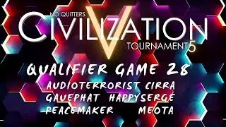 NQ FFA Tournament 5 Qualifier Game #28📢Commentary! #civ5