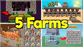 ✅ 5 GRANJAS simples MINECRAFT 1.20 | granjas f&aacute;ciles para empezar un survival 1.20