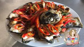 #31 Steamed Fish Recipe | Simple & Easy 3:49 min video of traditional Khmer food| Yummy & easy