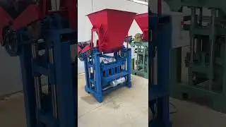 5 inch 6 inch block cement brick making machine with mixer in ghana, 8chb making machinery #blocks