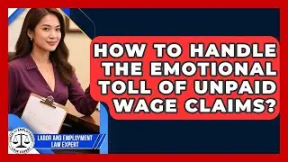 How To Handle The Emotional Toll Of Unpaid Wage Claims? - Labor and Employment Law Expert