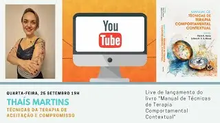 Live com Ms Thaís Martins sobre 
