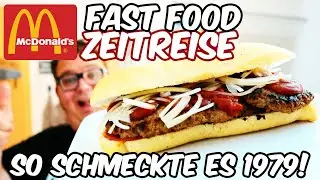 ZEITREISE McDONALDS 1979 | CHOPPED BEEFSTEAK SANDWICH - so schmeckte FAST FOOD vor über 40 Jahren!