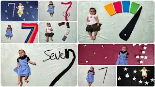7 Months Theme Baby Photoshoot Ideas at Home