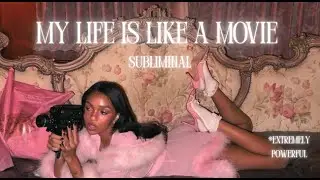 your life is like a MOVIE ☁️ *extremely powerful* dream life subliminal | pink noise
