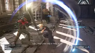 me fighting Reno first try - FINAL FANTASY VII REMAKE