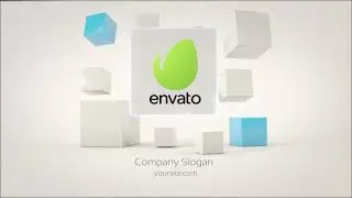 Business Cubes Dynamic Logos Mogrt template