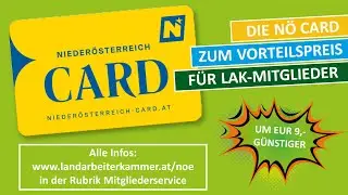 Die N&Ouml; CARD zum LAK-Vorteilspreis