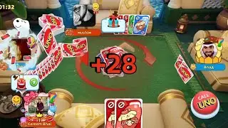 Uno mobail game || go wild x1000 with (  wild punch ) 🥊