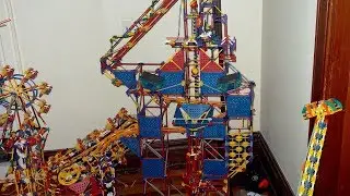 K'Nex Trampoline Tower Unboxing, Setup, Time Lapse and Demo