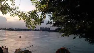 |Sunset at Princep Ghat, Kolkata, India|