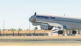 X-Plane 11| Travel Service Boeing 737-800 | Prague - Marsa Alam | TVS5VY | Landing