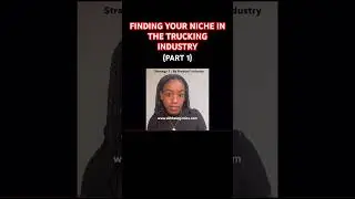 FINDING  YOUR NICHE IN TRUCKING (PART 1) #freight #trucking