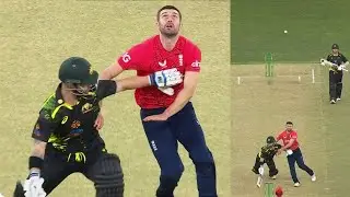 Everyone Shocked When matthew wade stopped wood to trying catch ball in LIVE Match EngVsAus 1st T20
