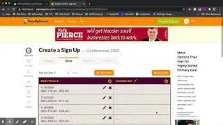 Sign Up Genius-Create Sign-Up