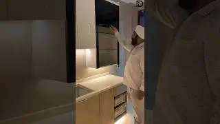 Rolling shutter in modular kitchen 😍😍 #shorts #modularkitchen #ledpanel #shortsyoutube