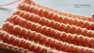 Corded Ridge Stitch | How to Crochet