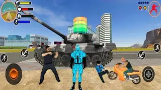 Miami Rope Hero Vice Town #1 - Android Gameplay