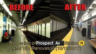 NYC Subway: Tour of Prospect Avenue Station After Enhanced Station Initiative
