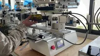 Square bottles rolling labeling equipment semi automatic