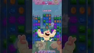 🎉Candy Crush Level 329🍬🍭🍬🎉 #games #levelup #candy #viral #gameplay