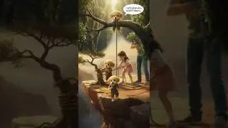 A Girl Chose Kindness When One Puppy Fell Into the Chasm 🐶🤍#KoinuTales