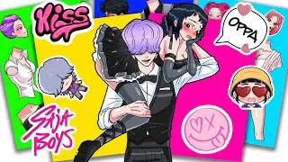 KPOP DEMON HUNTERS Sticker HUNTRIX ZOEY x MYSTERY SAJA BOYS | Sticker Book DIY