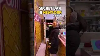🍦😱Secret bar in an ice cream shop in New York #speakeasy #newyork