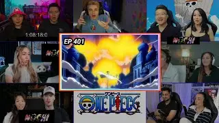 ONE PIECE | THE POWER OF ADMIRAL KIZARU!!! | EPISODE 401 | REACTION MASHUP | ワンピース
