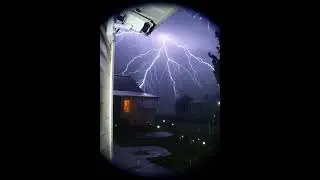 Home Security Camera Captures Tornado Destroying Buildings in Seconds! #viral #tornado #epic #yt