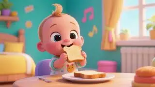 Baby Eating Toast &ndash; Morning Fun Song | Nursery Rhymes & Kids Songs 🍞👶