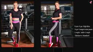 Trendy 2024 Sports Activewear Set for Gym, Yoga & Pilates! ELEBAE High waist workout legging and top